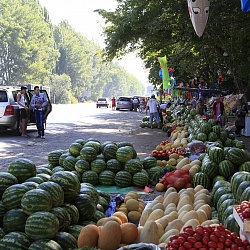 Bazaar in Kyrgyzstan