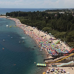 Issyk Kul  beach